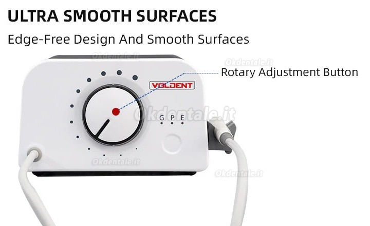 Ablatore tartaro ultrasuoni a LED VolDent Type2 compatibile con EMS e Mectron